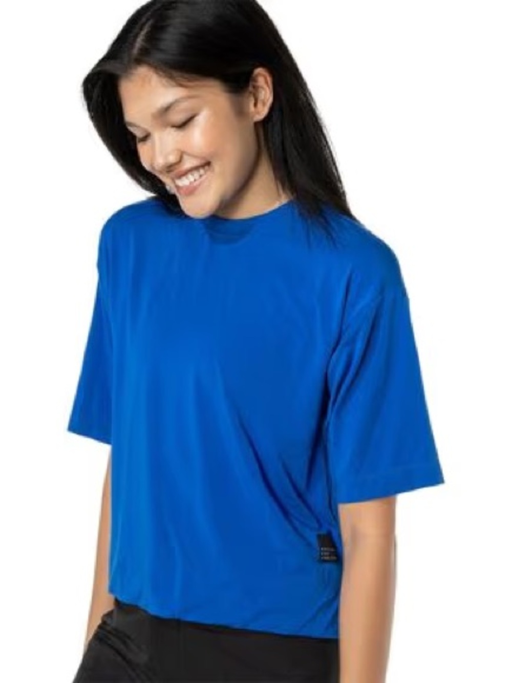 Machines for Freedom Tech Short Sleeve Crew - Cobalt Blue